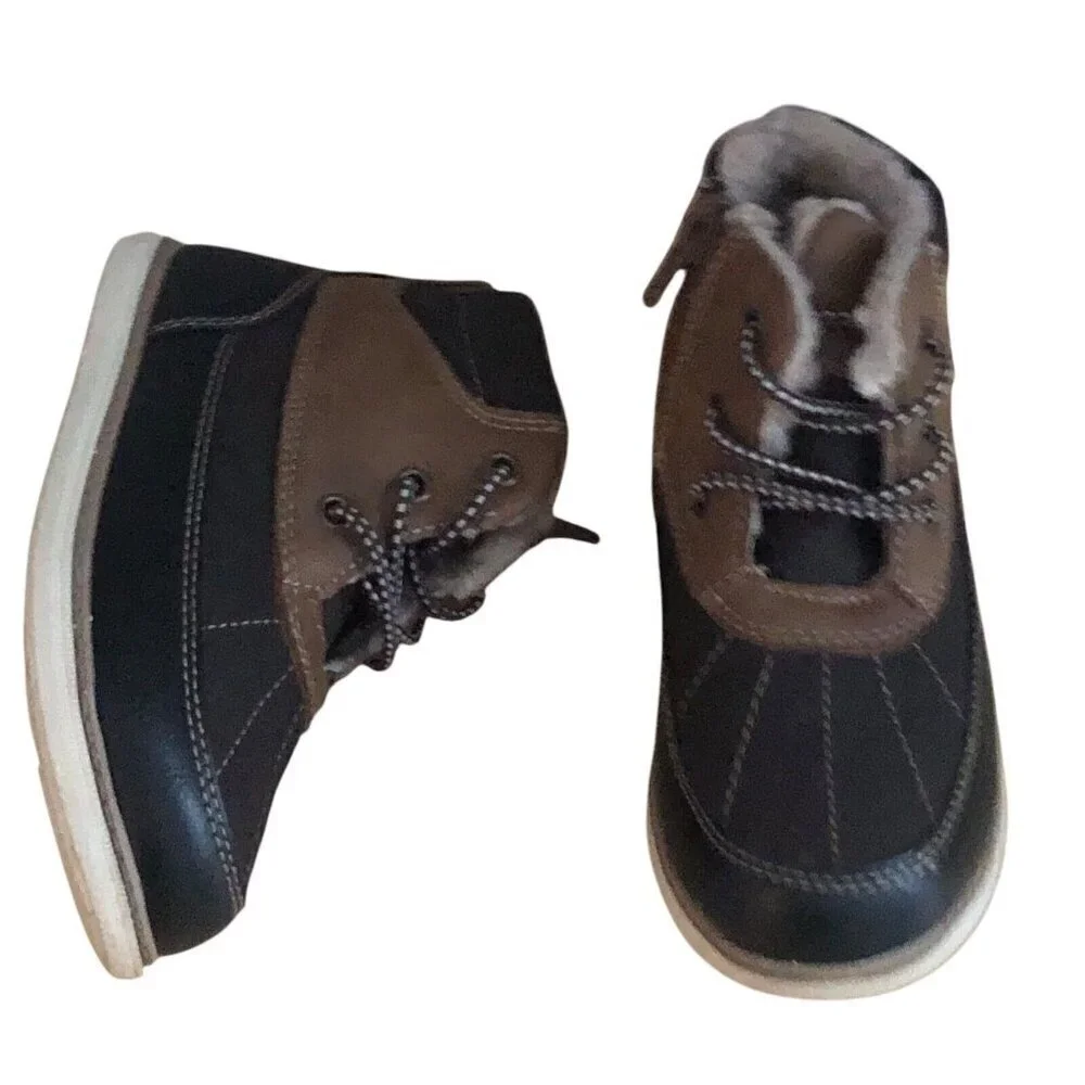 LONDON UNDERGROUND Lil Darren Boys Chukka Boots - Faux Fur Lined